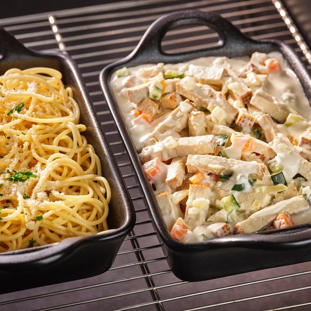 Tofu fumé façon pâtes carbonara