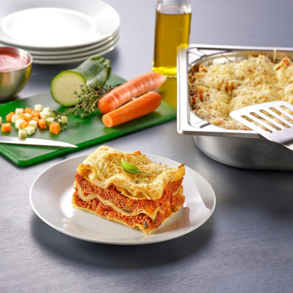 Lasagnes de seitan aux légumes